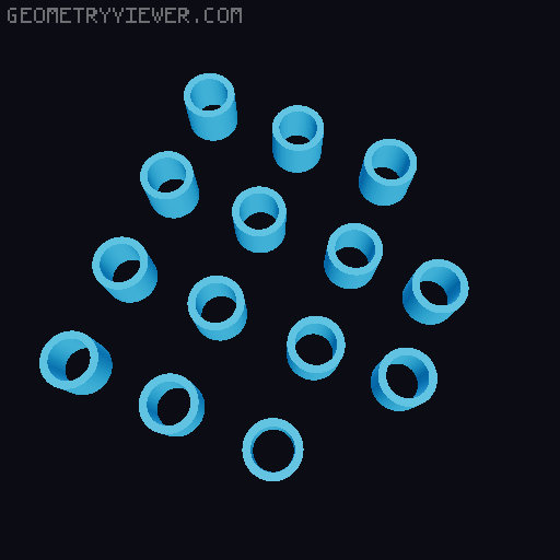 Motorcycle Chain Fidget 3D model thumbnail