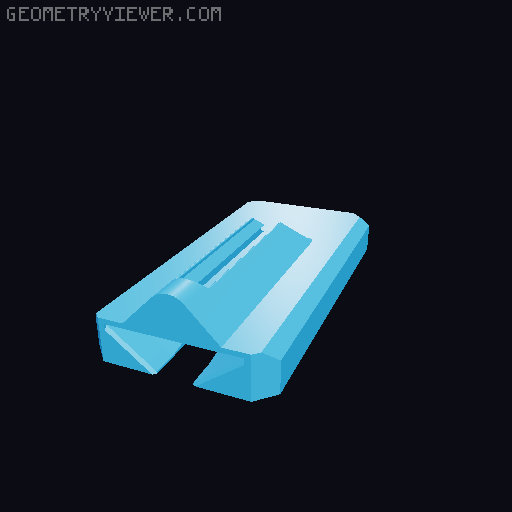 Sy's Peglock - Thin Hook 3D model thumbnail
