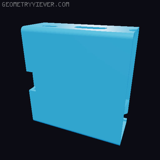 Raspberry Pi 3 Sleeve case 3D model thumbnail
