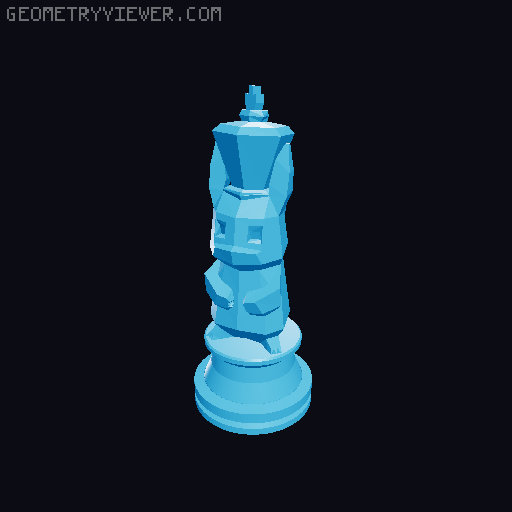 Low Poly Pokémon Chess Set 3D model thumbnail