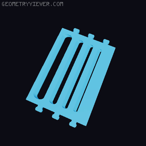 Adjustable cell phone stand remix 3D model thumbnail