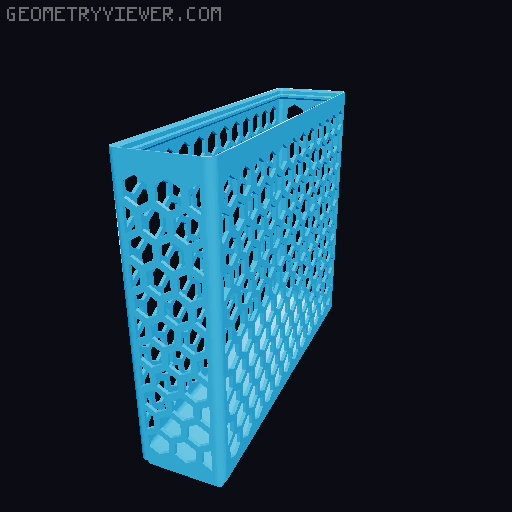 Gridfinity Hex Bins all sizes 3D model thumbnail