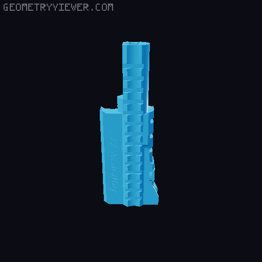 Custom Parts for - Prop Gun | Revolver - Single Action 3D model thumbnail