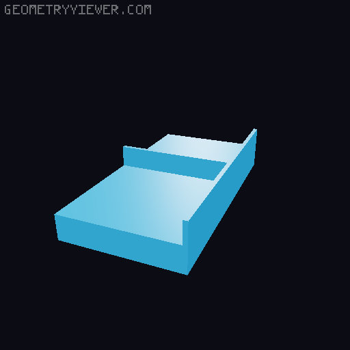Lack Stack Coupler - Side-By-Side & Corner Versions 3D model thumbnail