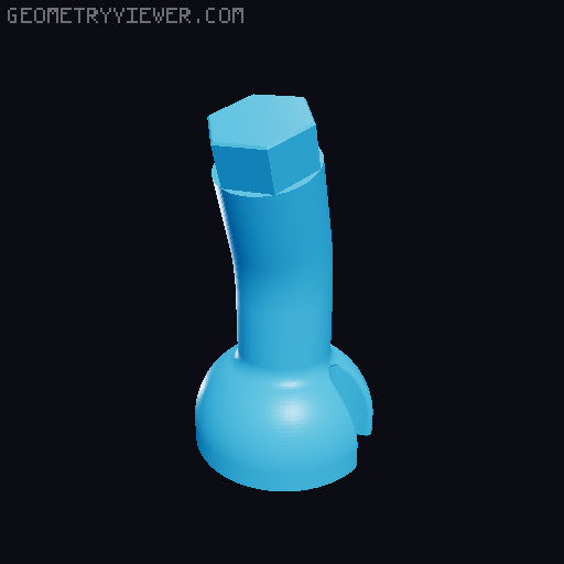Shaun the toilet sheep remix 3D model thumbnail