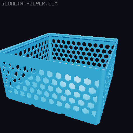 Gridfinity Hex Bins all sizes 3D model thumbnail