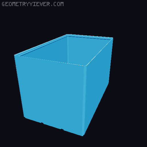 Gridfinity cups height 18 (130mm) collection 3D model thumbnail