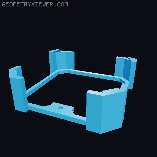 Brembo Brake Disc Extruder - SV06 remix mount 3D model thumbnail