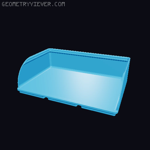 Gridfinity rouded bins collection all sizes 3D model thumbnail