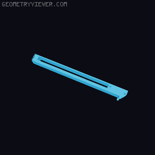 Remix Rubber band gun (6 shoots) 3D model thumbnail