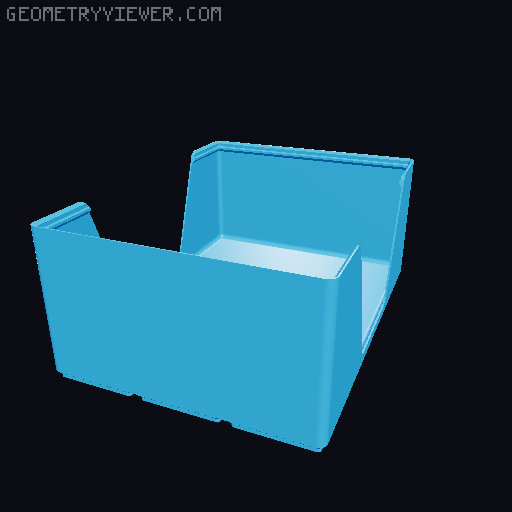 Gridfinity wall cutout collection 3D model thumbnail