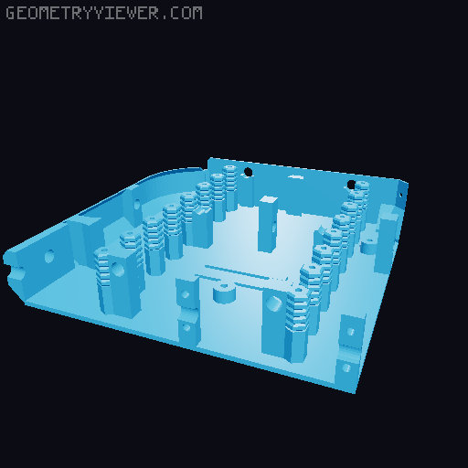 Rock Solid Milling Machine v.09 3D model thumbnail