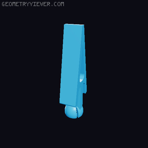 Ergonomic Delta table 3D model thumbnail