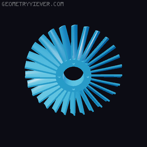 J57 turbojet Engine and stand 3D model thumbnail