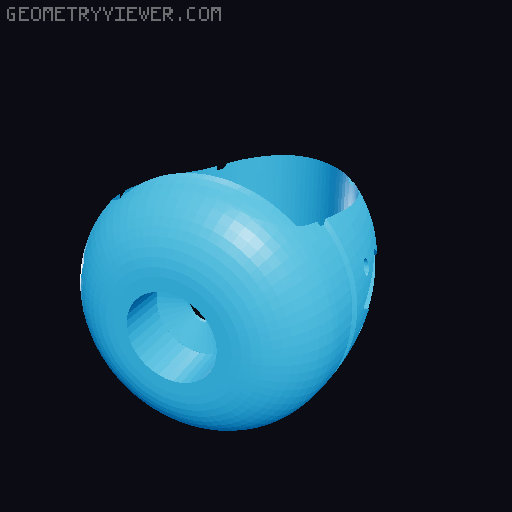 Easter Egg - with tea light 3D model thumbnail