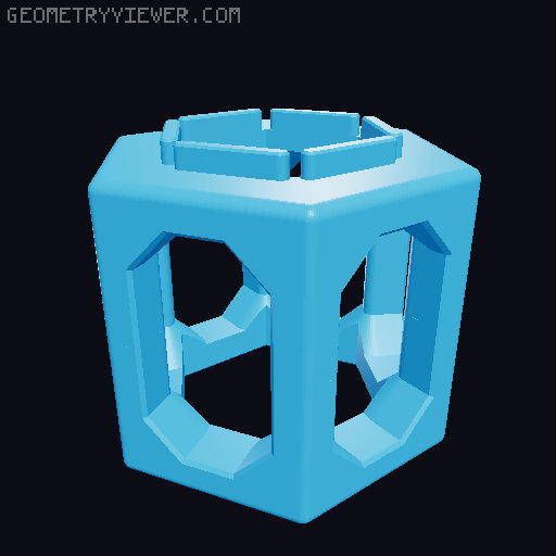 Gravitrax spacers 1 to 7,10,14,15 tiles high 3D model thumbnail