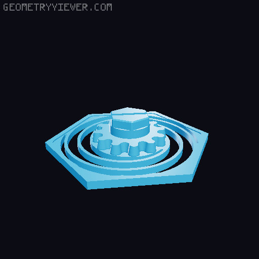 Merged Springs for Twist Lock Boxes 3D model thumbnail