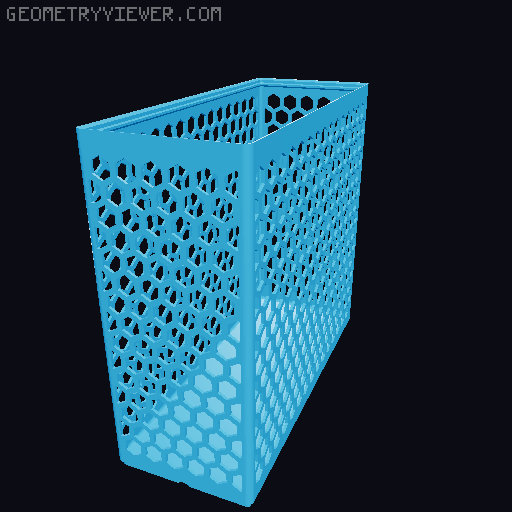 Gridfinity Hex Bins all sizes 3D model thumbnail