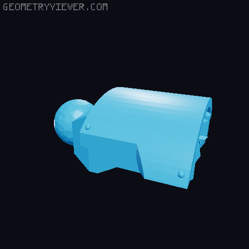 40mm frame parts 3D model thumbnail