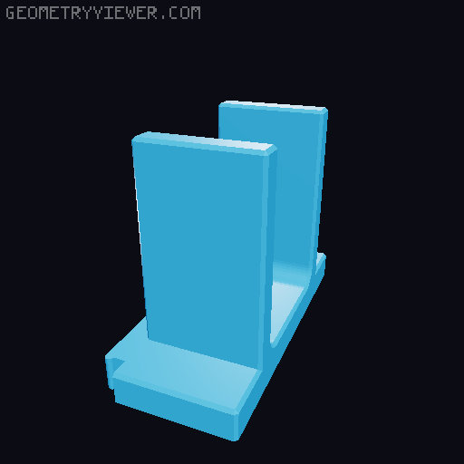 Modular Handgun Safe Stands 3D model thumbnail