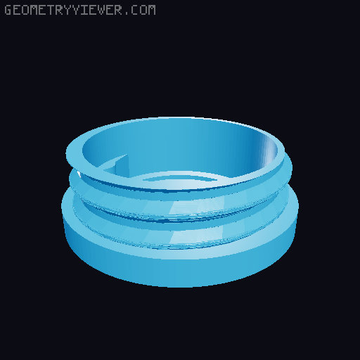 Secondary Mirror Container for Smallest telescope 3D model thumbnail