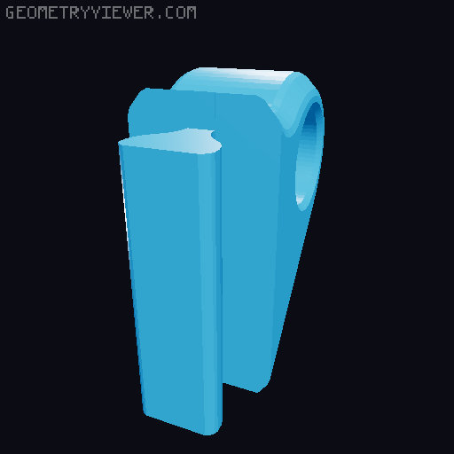 Wolfbat (Cosmetic set for the Foxbat nerf blaster) 3D model thumbnail