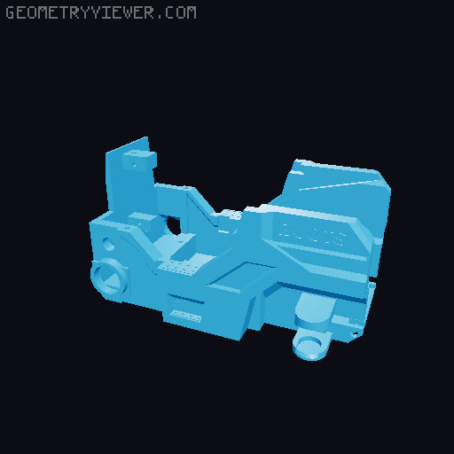 3D Printed RC Forklift - DIY 3D model thumbnail
