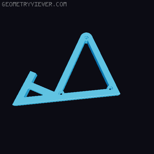 Stand for the CYD with the NM-RF-Hat 3D model thumbnail