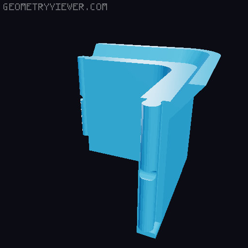 K1 Riser with controllable vents and Hygrometer/Temp' support 3D model thumbnail