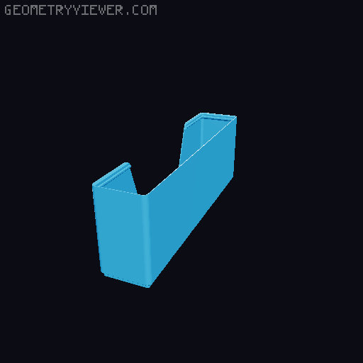 Gridfinity wall cutout collection 3D model thumbnail