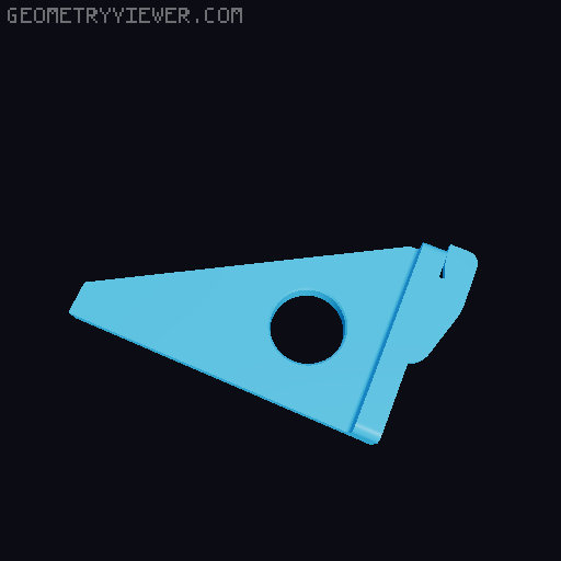 Wall Control Bit Holder 3D model thumbnail