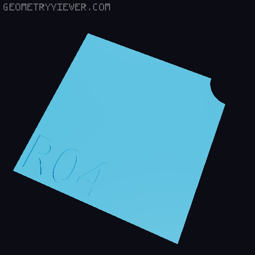 Radius Gauge - Convex & Concave 3D model thumbnail