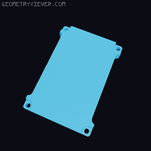 RAK19007-mini/RAK5005-mini case for Meshtastic 3D model thumbnail