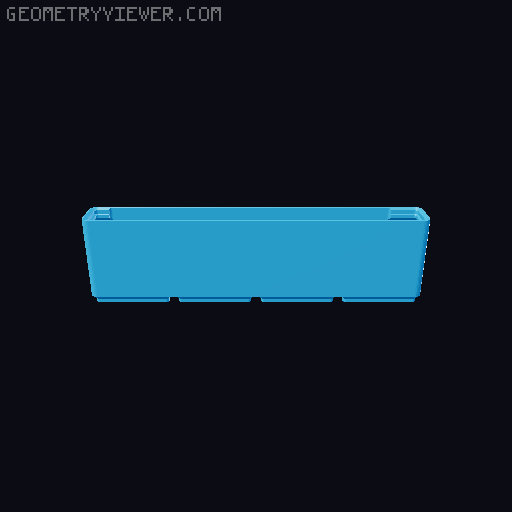 Gridfinity cups height 6 (46mm) collection 3D model thumbnail