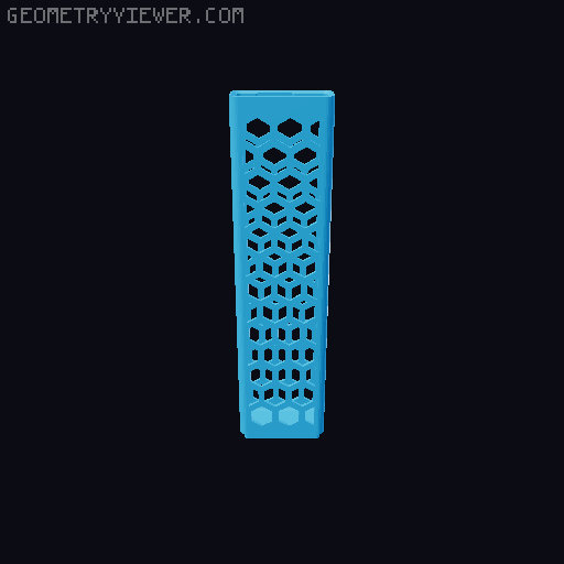 Gridfinity Hex Bins all sizes 3D model thumbnail