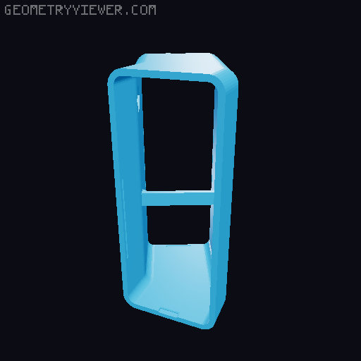 Стационарный корпус для Heltec V3-V4 3D model thumbnail