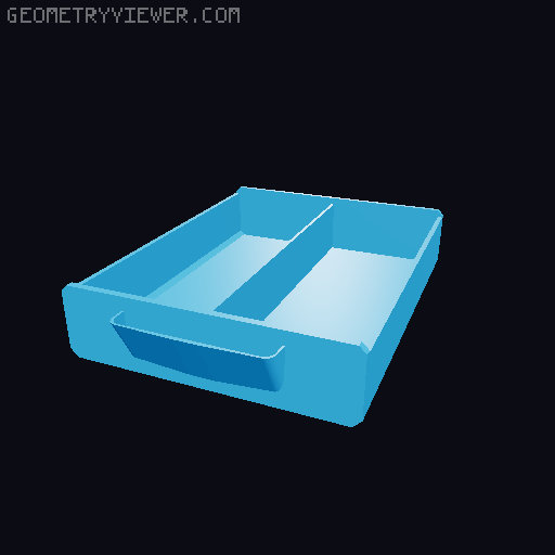 Modular Organizer 3D model thumbnail