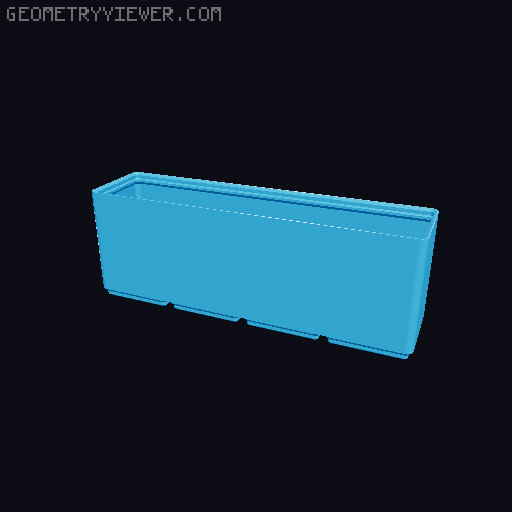 Gridfinity cups height 8 (60mm) collection 3D model thumbnail
