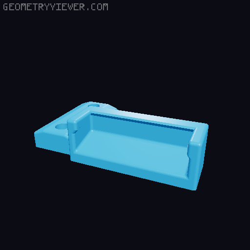 Yet another NozzleScrubber for Voron Trident without Z-Endstop Pin 3D model thumbnail