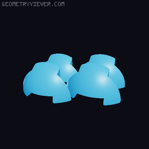 3D-Puzzle Ball 3D model thumbnail