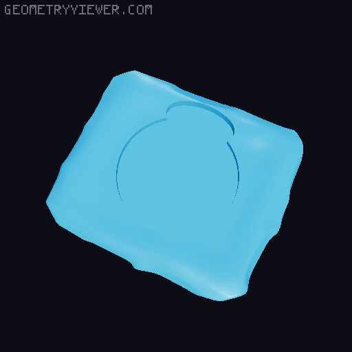 Atlas Statue Apple Watch Charger Dock 3D model thumbnail