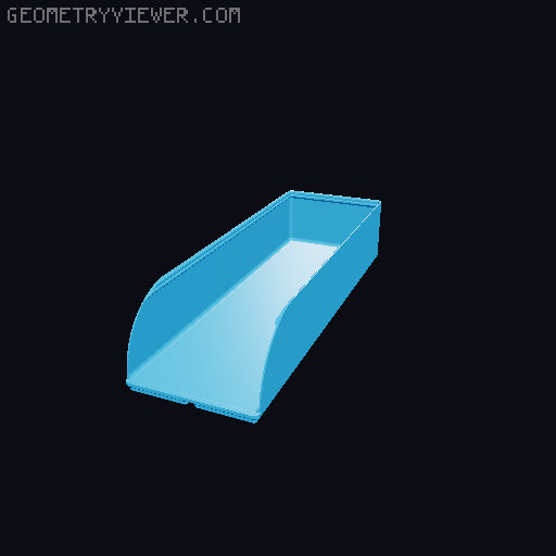 Gridfinity rouded bins collection all sizes 3D model thumbnail