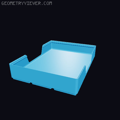 Gridfinity wall cutout collection 3D model thumbnail
