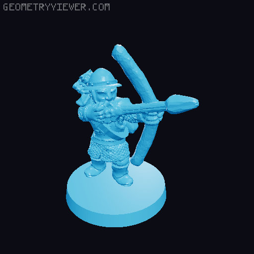 Pinnath Gelin Archers 10mm Scale 3D model thumbnail