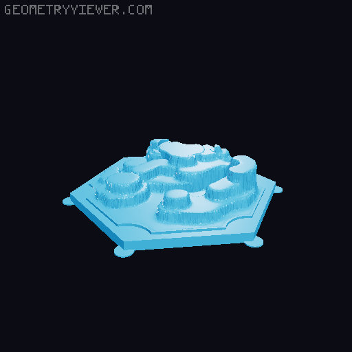 3D Catan 3D model thumbnail
