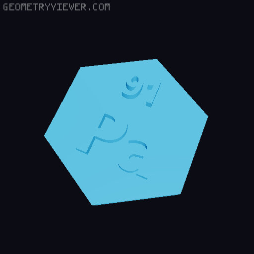 The truly periodic table of elements 3D model thumbnail