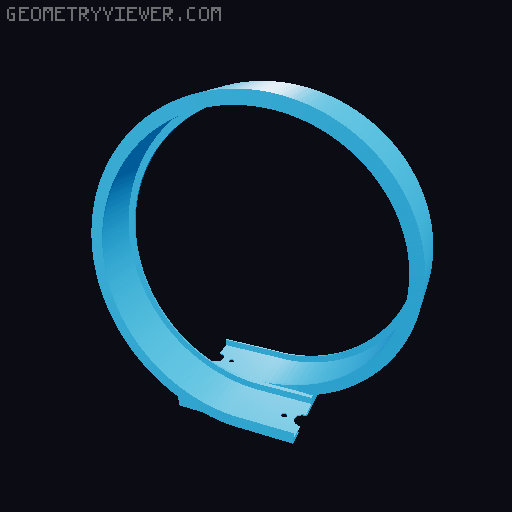Hot Wheels compatible Looping 3D model thumbnail