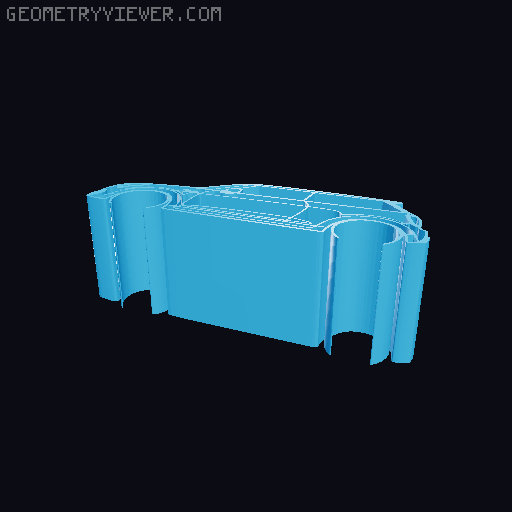 Car silhouettes! different models 3D model thumbnail