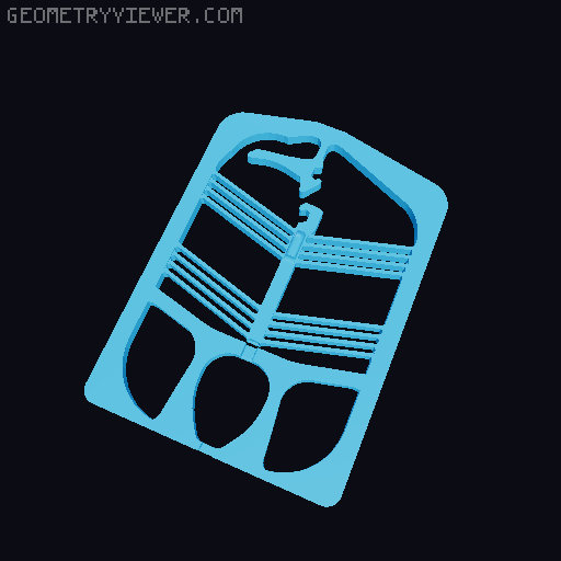 Mini Crossbow 3D model thumbnail