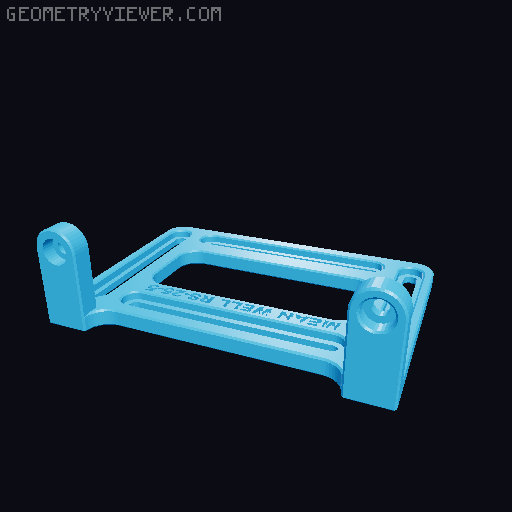 EMS TOP Mount - Mean Well 3D model thumbnail